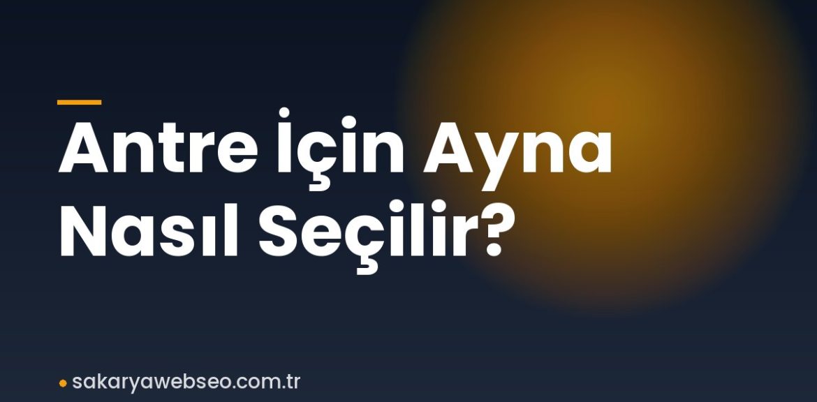 Antre İçin Ayna Nasıl Seçilir? Antre İçin Ayna Nasıl Seçilir?